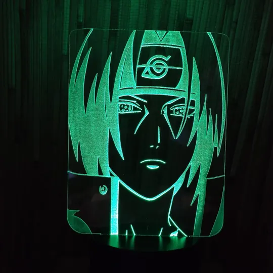 Акриловий світильник-нічник Учіха Ітачі 2 зелений tty-n000308 Ціна