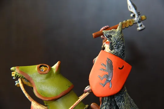 рыцарь воин с ударным молотом на коне  90-100мм PLASTOY Франция Продаж