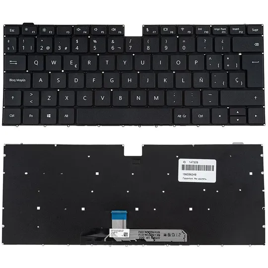 Клавіатура для ноутбука HUAWEI (D14, D15 series) eng, black, без кадру Ціна
