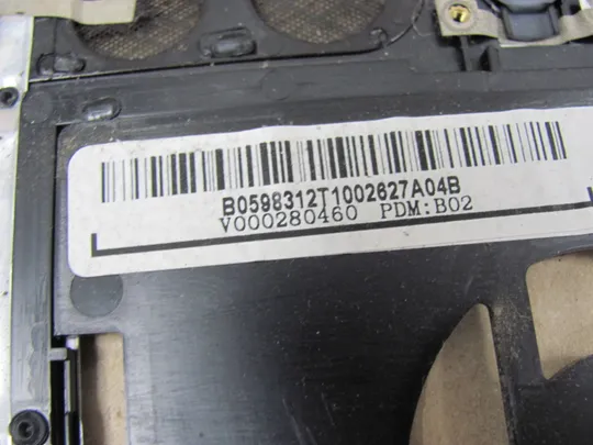 676-16 Кришка панель палмрест тачпад V000280460 для Toshiba Qosmio X870 X875  оригінал в Україні