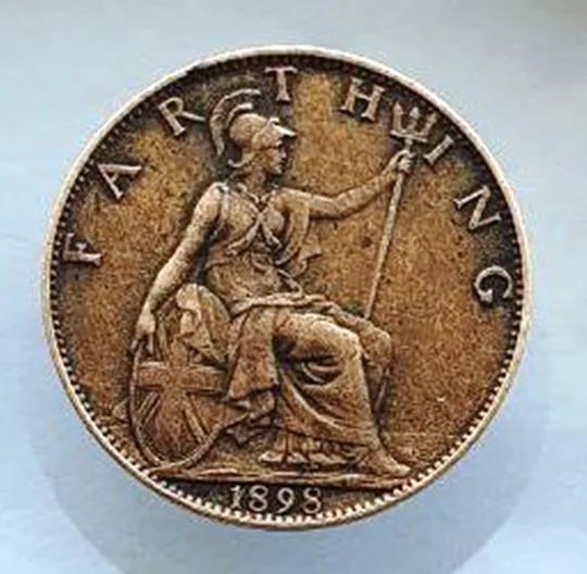 Купити FARTHING 1898 VICTORIA DEI GRA BRITT REGINA FID DEF IND IMP