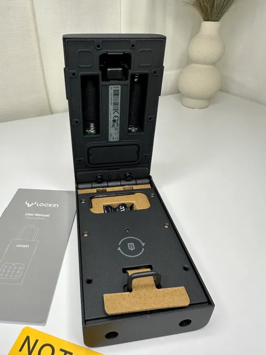 Портативний настінний дверний підвісний замок Smart Lock Box L1 Lockin L1 Smart Lockbox, 30 груп паролів, розблокування Bluetooth і PIN-коду(21) Де купити
