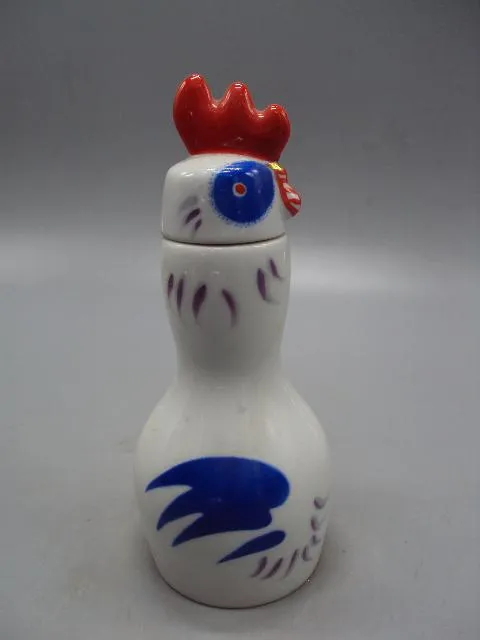 Штоф фарфор ЛФЗ фигура петух ликерница петушок высота 15,5 см №121 З аукціону