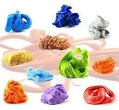 Магнитная жвачка для рук Хендгам 50гр набор 12шт разные цвета Де купити