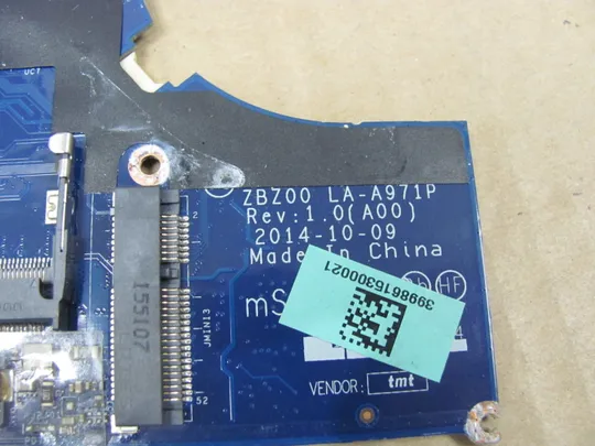 номер0180-10 материська плата,Mainboard,Материнка,Основна плата,Системна плата,Плата системи,motherboard  РОБОЧА ZBZ00 LA-A971P SR23X   i5-5300U для DELL Latitude 7250 E7250  оригінал Інтернет-аукціон
