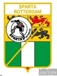 фото, значок футбол  ФК Спарта, Роттердам Нидерланды  (серия герб города и эмблема клуба)
