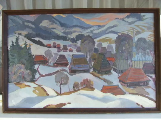 Закарпатская школа  Ердели Бокшая  Кидора О .  раз.80х70 см.также много другого. На торгах