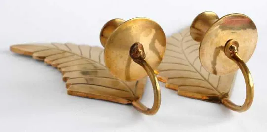 Свічники підсвічники настінні Крила 2 шт, латунь, Німеччина Недорого