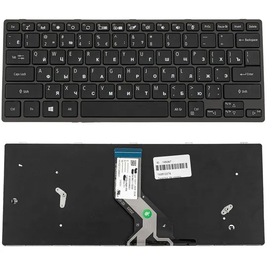 Клавіатура для ноутбука ACER (Travelmate B311-31) rus, black Ціна
