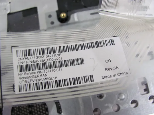 373-5 Кришка панель палмрест EAY17007010  клавіатура РОБОЧА  для HP Pavilion  17-F оригінал Торговий майданчик