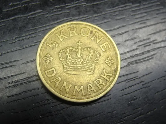 1/2 крони Данія 1925 Ціна