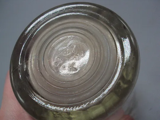 Стакан граненый маленковский стекло ссср клеймо трикветр 7К трилистник 9,8 см, диам.7,3см №15710 Характеристики