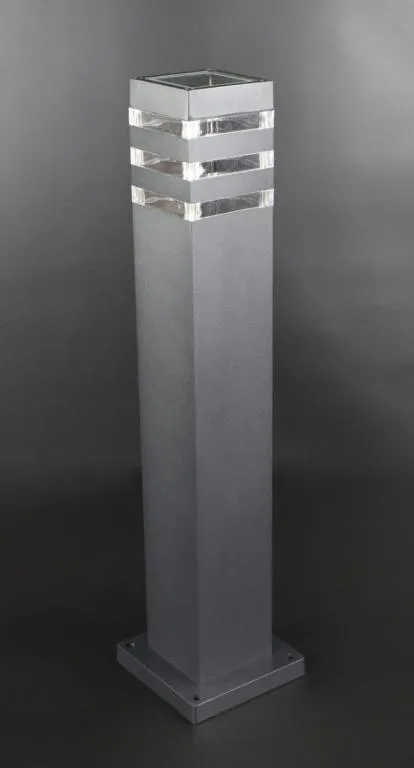 Уличный фонарь столбик 8024/60-bk-k Черный 59х14х14 см. Де купити