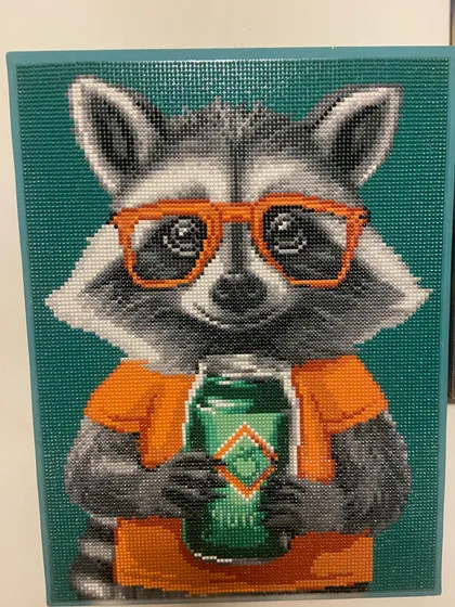 фото, Картина готова з бісеру