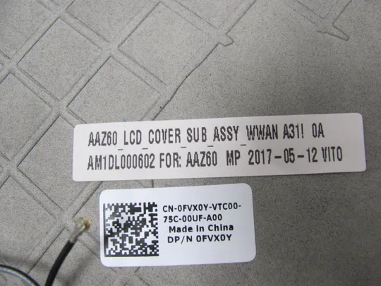 597-2 кришка матриці 0FVX0Y AM1DL000602 для Dell Latitude E7470 7470 оригінал На торгах