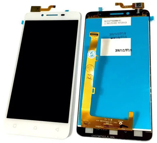 Дисплей Lenovo A6600 complete White Ціна