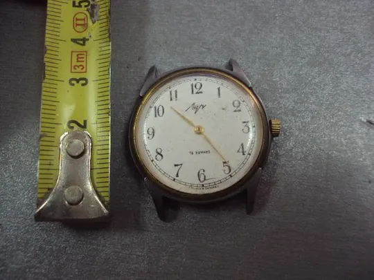 Купити часы наручные мужские Луч 16 камней Беларусь с кольцом Ау10 №3128