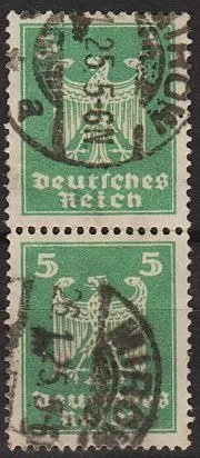 фото, 1924 - Німеччина - Стандарт - Орли 5 - Пара Mi.356 _гаш
