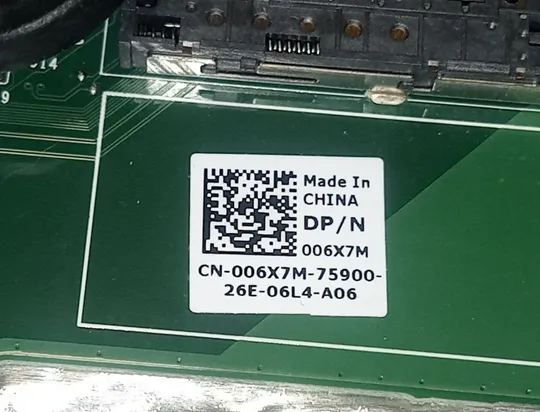 Материнська плата з ноутбука DELL Latitude E5420 10ELT16G001-A 006X7M CN-006X7M Де купити