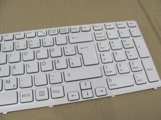 413-6 клавіатура робоча 90.4XW07.I0G для  SONY VAIO  SVE17 SVE171   оригінал З аукціону