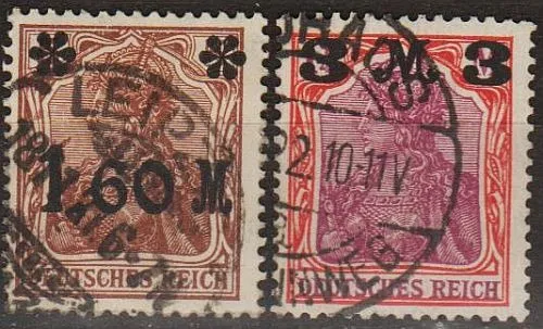 1921 - Німеччина - Надруки Mi.154-55 _6,50 € Ціна