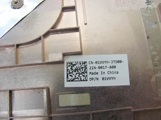 номер1002-3 корпус кришка Палмрест корпус топкейс Верхня панель палмрест cover-C тачпад  01VVYH  AP2V4000D02 для Dell Precision 7750 оригінал На торгах