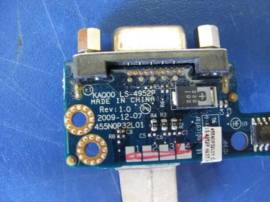 №35-9 Плата модуль 2 USB, VGA LS-4952P для HP EliteBook 8540w оригінал З аукціону