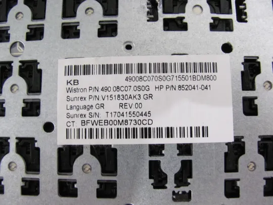 384-11 клавіатура робоча 852041-041 852841-041 490.08C07.0S0G  для HP Pavilion  17-X  17-Y оригінал Недорого