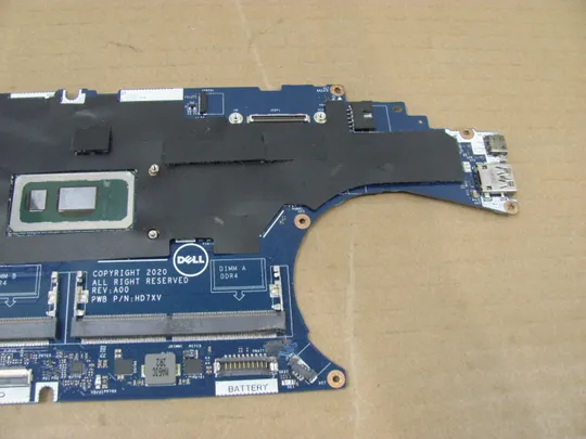 863-4 материнська плата FDW50 LA-J381P SRGKV i7-10610U для Dell Latitude 5510  оригінал З аукціону