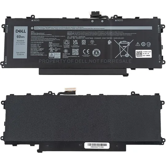 Оригінальна батарея для ноутбука DELL GT6TK (Latitude 9440 2-in-1) 11.55V, 60W, Black Ціна