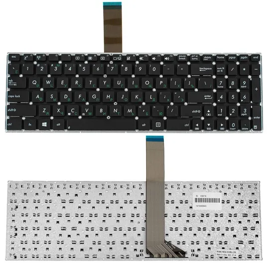 Купити Клавіатура для ноутбука ASUS (A56, K56, S56, S505, S550, R505) rus, black, без фрейма