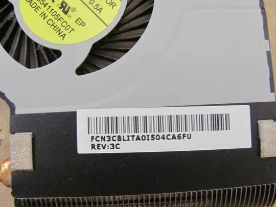 №197-2 система охолодження FCN3CBLITA0I504 для TOSHIBA SATELLITE L50-B оригінал З аукціону