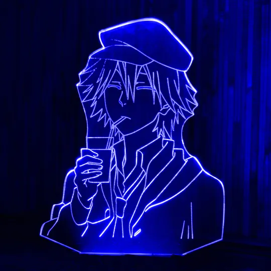 Акриловий світильник-нічник Рампо Едогава синій tty-n001619 Ціна