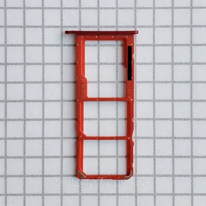 фото, Тримач сім карти Honor 8X JSN-L21 для телефона червоний оригінал з розборки