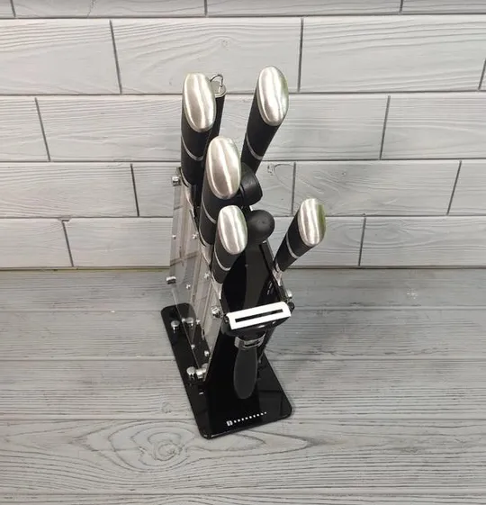 Набор ножей Edenberg EB-3613 9 предметов черный Інтернет-аукціон