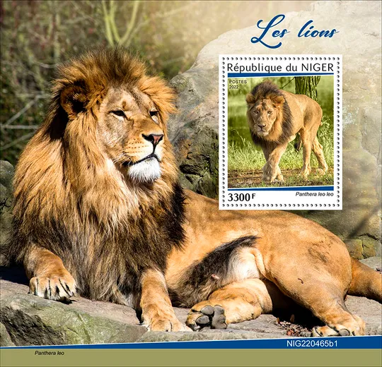 Купити Нигер-Львы-2022. Оптовый Лот! Чистые полные изумительно красивые-4 комплекта. MNH.