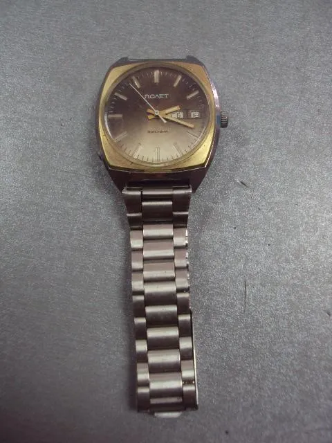 часы наручные с браслетом мужские Полет 23 камня автоподзавод ссср на ходу №3059 Ціна