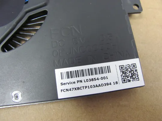 номер0136-11 Вентилятор (кулер, FAN) L03854-001  для HP ProBook 470 G5 оригінал З аукціону