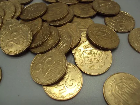 монета украина 25 копеек 2010 лот 48 шт №14984А Продаж