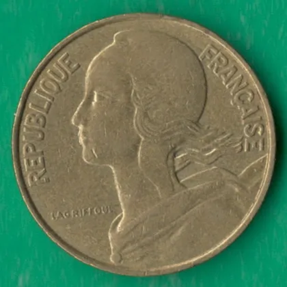 фото, 10 сантимів 1993 року Франція [М]