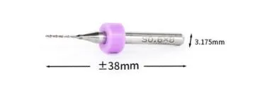 Купити Сверла твердосплавные 1.1 мм для печатных плат. Карбид вольфрама.