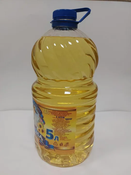 Олія соняшникова "Масна" Рафінована Дезодорована виморожена Марки "П", 5 л Де купити