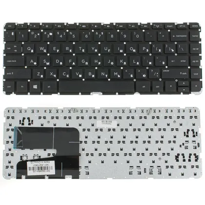 фото, Клавіатура для ноутбука HP (340 G1, 340 G2) rus, black, без фрейма