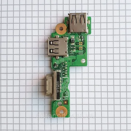 фото, VGA USB плата Dell Inspiron M5010 / 09698-1 48.4HH03.011 для ноутбука оригінал з розборки