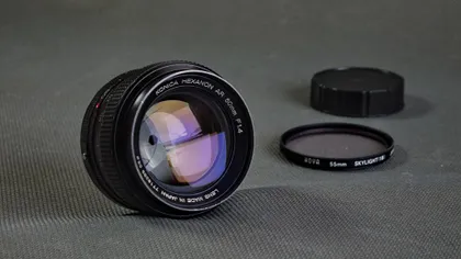 фото, Konica AR объектив Hexanon 50mm/1.4 Ф55мм для беззеркалок Sony, Olympus, Nikon, Canon