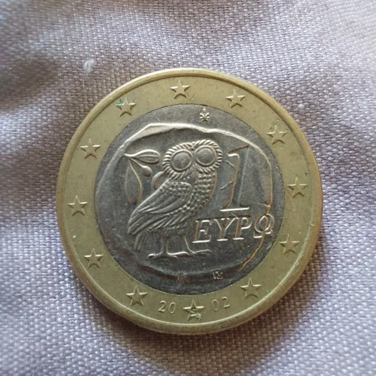 Купити 1 евро Греція 2002