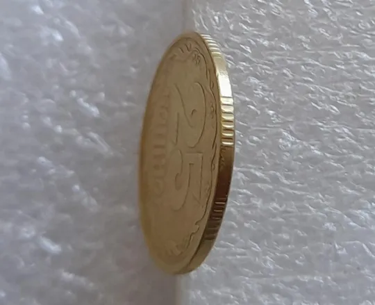 (3419) 25 копійок 1994 1ББк, нечаста -  1 монета в хорошому стані (25 копеек 1994 1ББк) З аукціону