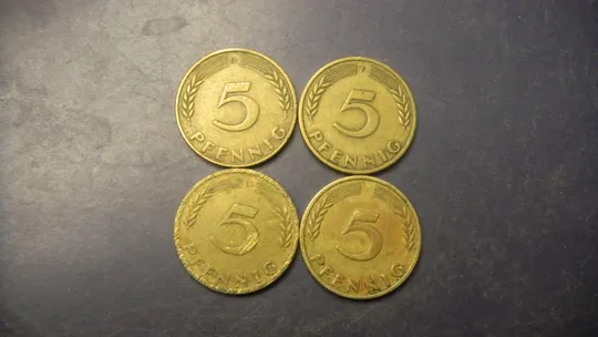 5 пфенігів 1950 ФРН (всі монетні двори) Ціна