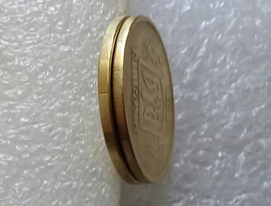 (3247) 50 копійок 1992 2.2ААм ПРИЗРАК (привид) - 2 монети в хорошому стані (50 копеек 1992 брак) Інтернет-аукціон