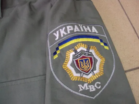 Форма генерал внутренних войск Украина МВС вышитые эмблемы вышивка №11158 Характеристики